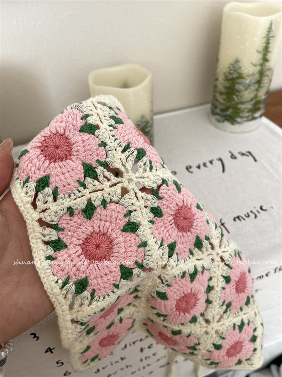 Vintage Weaving Knitting Flowe - огляд і ціна Headband Summer Knit